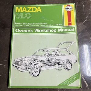 HAYNES MAZDA GLC 1977 THROUGH 1982 OWNERS WORKSHOP MANUAL NEW IN WRAPPING